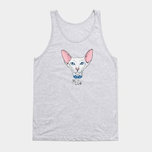 Oriental cat portrait Tank Top